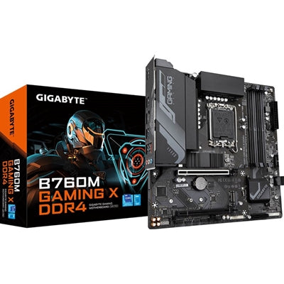 Gigabyte B760M GAMING X DDR4 Micro-ATX Motherboard LGA1700 2.5GbE Gigabyte B760M GAMING X DDR4 Micro-ATX Motherboard LGA1700 2.5GbE